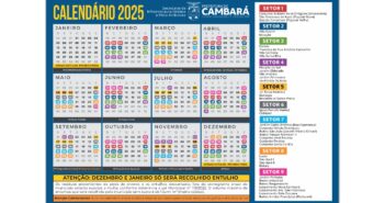 Calendário de entulhos